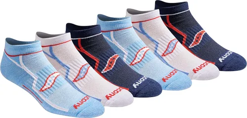 Vista 21 de Saucony Calcetines invisibles Rundry Bolt Performance para hombre, disponibles en tallas M-XXL (6, 12, 18 pares)