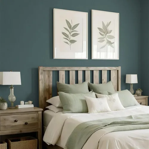 Vista 5 de Papel Tapiz Verde Mate Despegar y Pegar Papel de Contacto Verde 15.7 pulgadas x 118.1 pulgadas Papel Tapiz Color Sólido Texturizado Papel de Pared