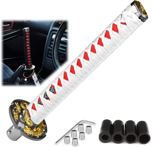 Vista 25 de EZAUTOWRAP Espada Samurai 5.9 pulgadas., 10cm, Negro Blanco