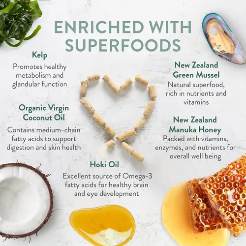 Vista 6 de The New Zealand Natural Pet Food Co Woof Alimento Liofilizado para Perros - Venado Salvaje, Alto en Proteínas, Complemento Alimenticio y Golosinas