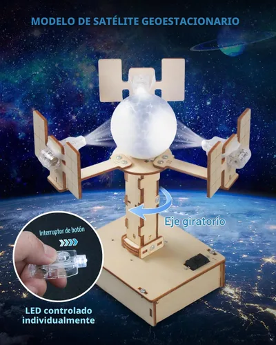 Vista 3 de Poraxy Kits STEM para niños de 8 a 10 a 12 años, 5 juegos de rompecabezas 3D de madera, experimentos educativos de ciencia, proyectos