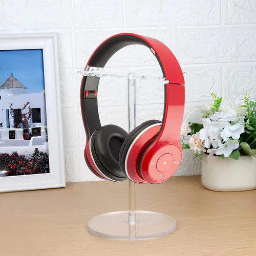 Vista 7 de Soporte universal de acrílico transparente para AirPods Max, HyperX Cloud II, Xbox One, Turtle Beach, Sennheiser, Sony, Bose, Beats pantalla