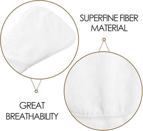 Vista 5 de Healifty - Pañales de 4 capas con insertos de bolsillo para pañales ajustables para adultos (blanco)