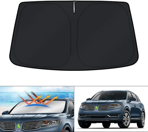 Vista 135 de KUST Parasol para parabrisas para BMW X1 F48 2016, 2017, 2018, 2019, 2020, 2021, 2022, accesorios de ajuste personalizado, parasol plegable