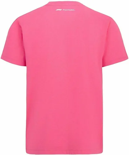 Vista 2 de Formula 1 Tech Collection F1 Camiseta con logotipo grande para hombre, color rosa, Rosado