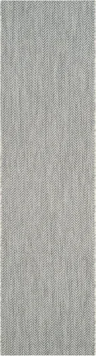 Vista 15 de Safavieh Colección Courtyard CY8022 Alfombra, 2 pies x 3 pulgadas x 5 pies, aguamarina y gris, impermeable, fácil de limpiar, sin pelusa