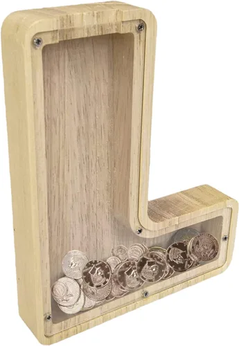 Vista 10 de FixtureDisplays® Alcancía de madera para gatos, alcancía de ahorro para niños, bonita moneda de recuerdo para niños y niñas, es un regalo único