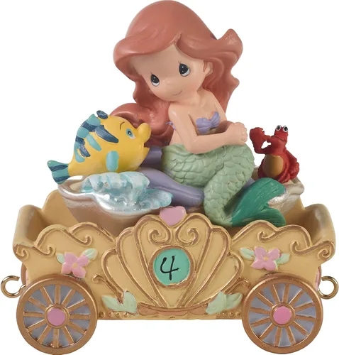 Vista 15 de Precious Moments Disney Figurina de Desfile de Cumpleaños – Blancanieves Edad 1 – Coleccionable de Regalo para el Primer Cumpleaños de Bebé Niña