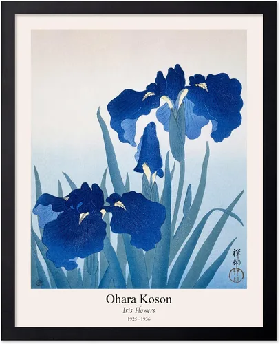 Vista 63 de Poster Master Vintage Ohara Koson Poster - Retro Blooming Lotus Flowers Print - Japanese Art - Flower Illustration - Aesthetic Design - Floral