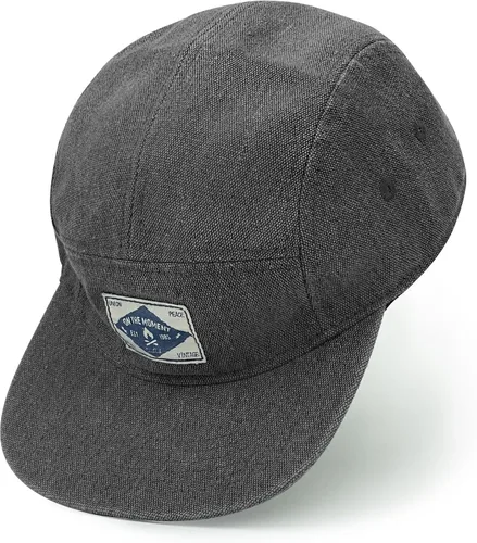 Vista 9 de CLAPE Gorra Snapback de 5 paneles para hombre, de algodón lavado, estilo 5p02-lavado Negro