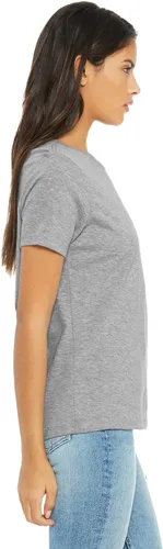 Vista 3 de Bella Canvas 6400 - Camiseta de manga corta relajada., B6400, L, Athletic Heather