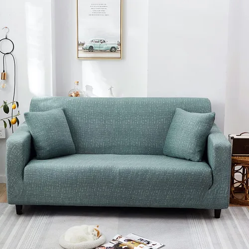 Vista 13 de IMYOGI Fundas elásticas para sofá de alta elasticidad, elegante funda de sofá de color sólido con parte inferior elástica, protector de muebles