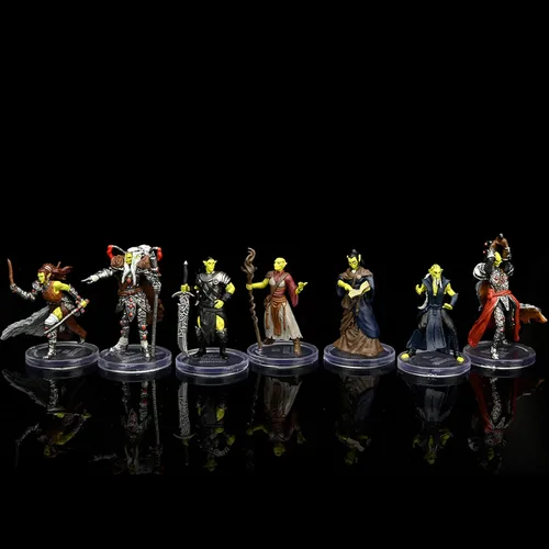 Vista 5 de Dungeons & Dragons D&D Icons of the Realms: Githyanki Warband - Juego de 7 figuras prepintadas, miniaturas RPG