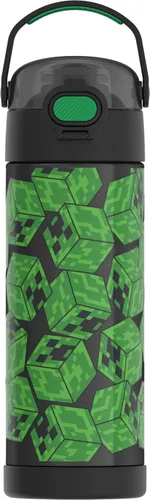 Vista 53 de THERMOS FUNTAINER - Botella aislada al vacío de acero inoxidable de 16 onzas con tapa ancha de boquilla, princesa Ariel Princess Ariel