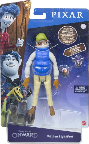 Vista 6 de Mattel Disney Pixar - Figura de acción de personaje para papá, juguete de película realista, muñeco para contar historias, mostrar y coleccionar