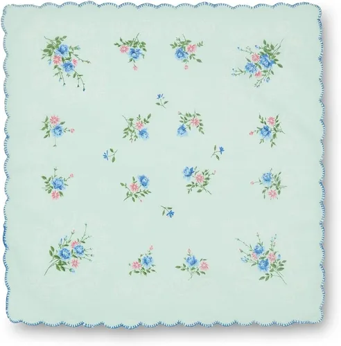 Vista 5 de GB - Pañuelos 100 algodón para mujer surtidos con borde ondulado y estampado floral 12 piezas