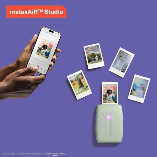 Vista 4 de Impresora para smartphone Fujifilm Instax Mini Link 3 - Blanco Arcilla