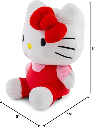 Vista 9 de Silver Buffalo Sanrio Hello Kitty en Pose de Sentarse Banco de Monedas de Peluche Suave