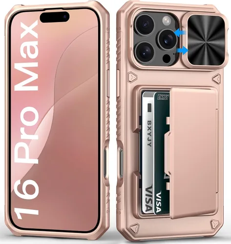 Vista 58 de BXYJY Funda tipo cartera para iPhone 15 Pro, tarjetero (4-5 tarjetas)
