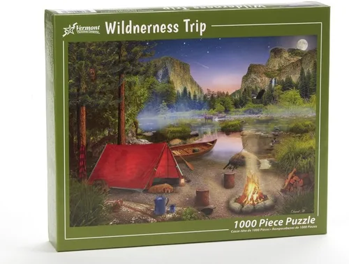 Vista 2 de Vermont Christmas Company Wilderness Trip - Rompecabezas de 1000 piezas