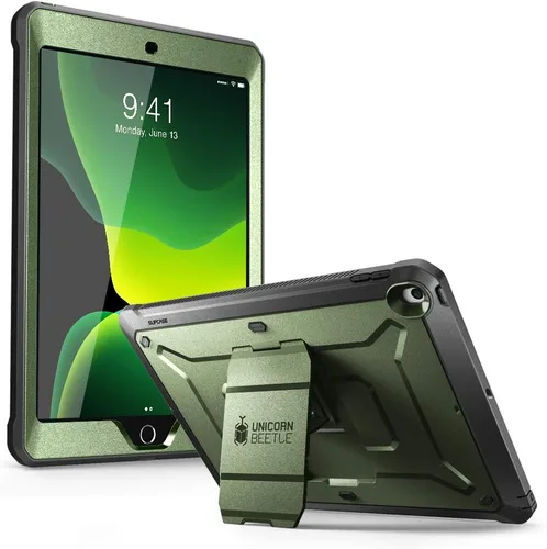 Vista 12 de SUPCASE Funda para iPad de 9ª Generación con Protector de Pantalla (Unicorn Beetle Pro), [Soporte Integrado] Funda Protectora Resistente de Servicio