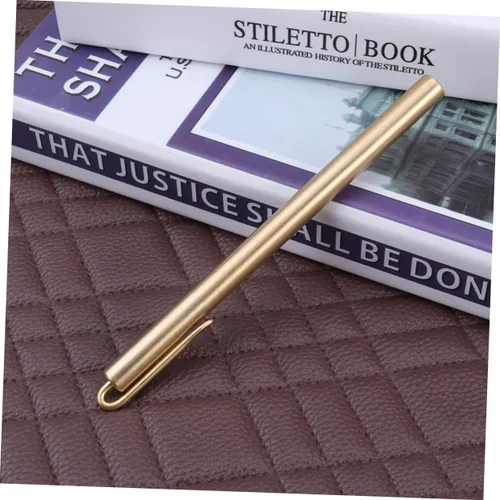 Vista 5 de STOBOK Come Pen Signature Plumas Sign Pen Gel Pen Suministros de Oficina Bolígrafos Vintage