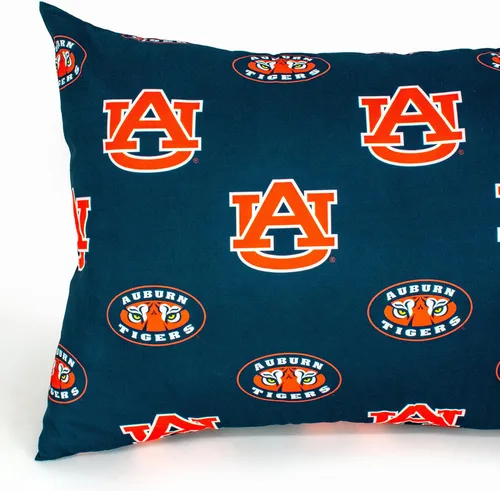 Vista 5 de College Covers Everything Comfy Auburn Tigers - Par de fundas de almohada, estándar, 20 x 30 pulgadas, incluye 2 fundas de almohada