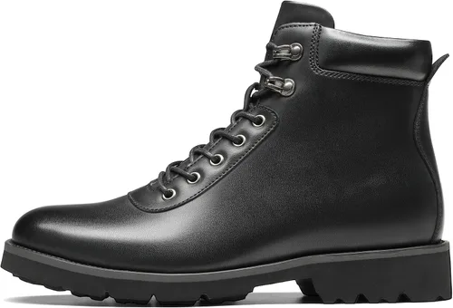 Vista 2 de Bruno Marc Botas de motocicleta para hombre, botas de vestir Oxford 2.0