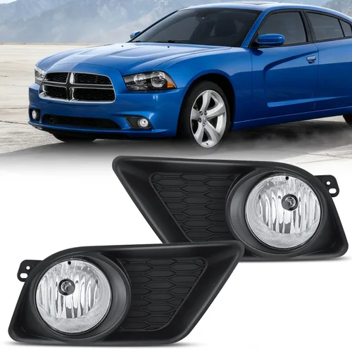 Vista 9 de Nilight Conjunto de luces antiniebla compatible con 2005 2006 2007 2008 2009 2010 Dodge Grand Caravan Challenger Charger Caliber Nitro Avenger
