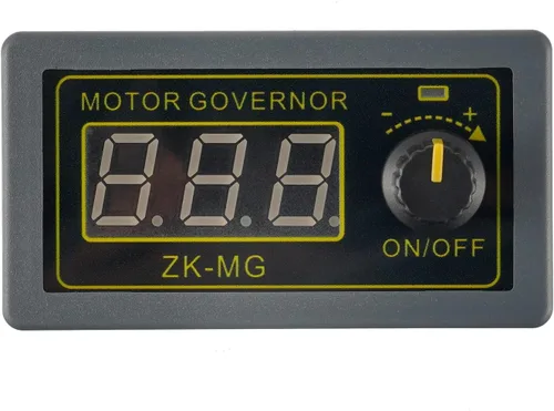 Vista 2 de BOJACK Regulador de velocidad del motor Regulador de velocidad ajustable con interruptor giratorio variable continuo generador de señal PWM módulo