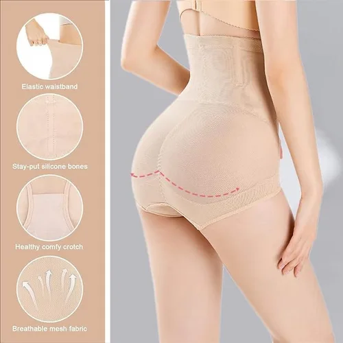 Vista 6 de Paquete de 2 fajas moldeadoras de cintura con control de abdomen para mujer