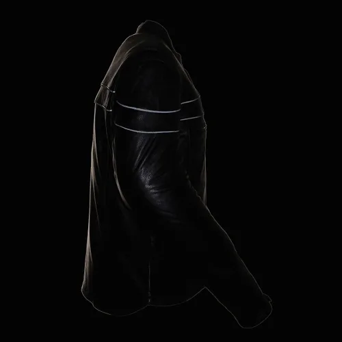 Vista 7 de Chamarra de piel Leather King para hombres