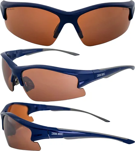 Vista 5 de 2 gafas de sol Epoch Golf Sport negras con lente ámbar y azul con lente ámbar
