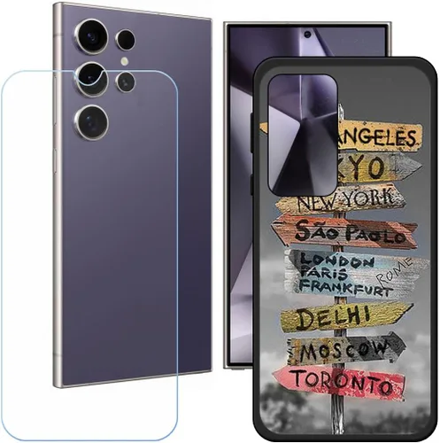 Vista 9 de Funda de TPU para Echoamo C24 Ultra + HD de vidrio templado, carcasa de silicona protectora trasera – 9 dureza anti-arañazos protector de pantalla