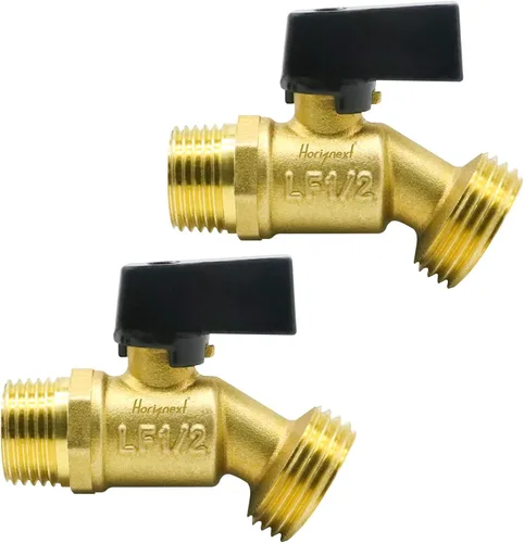 Vista 10 de GHT 3/4 espita para barril de lluvia, kit de espiga de barril de agua de mamparo de latón para piezas de tanque de bricolaje y accesorios