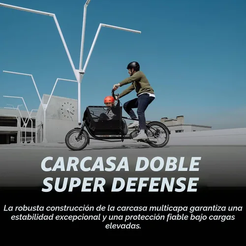Vista 3 de Schwalbe Pick-Up – Neumático de carga con ADDIX E-Compound y carcasa de Super Defense para bicicletas de carga – E-Bike Ready 50 – Neumático de Negro