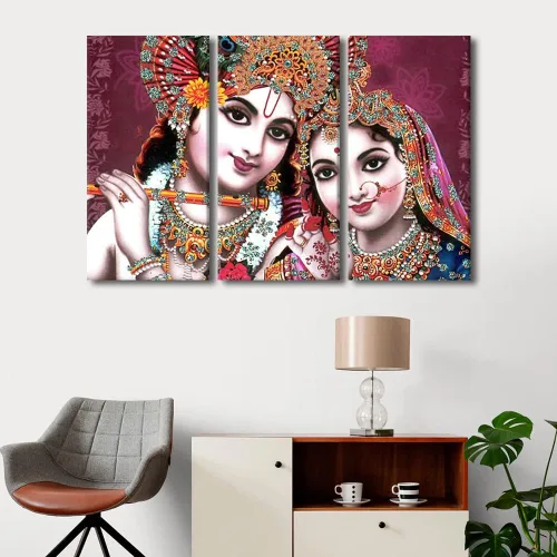 Vista 37 de TUMOVO Arte de pared de Dios hindú para sala de estar, lienzo de Ganesha, arte de pared de escultura de elefante, cuadros modernos, arte
