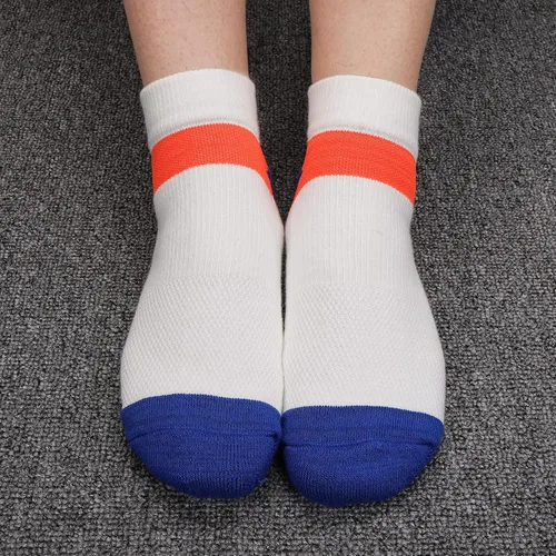 Vista 5 de 3 Pairs Men Compression Socks Thicken Ventilation Sweat-absorbent Support for Badminton Athletic Running Cycling