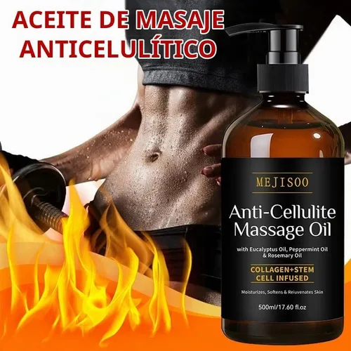 Vista 2 de Aceite de masaje anticelulítico, 17.6 onzas líquidas