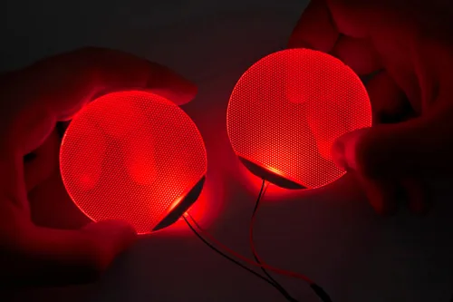 Vista 28 de Luces LED [Con detección de voz] para decoración de casco flexible, kit de bricolaje para cosplay, superhéroe RGB, para hombres, regalos - Luces Voz