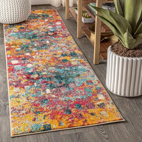 Vista 13 de Jonathan Y - Alfombra POP con estilo moderno y abstracto - CTP108B-28