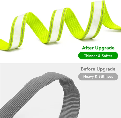 Vista 4 de Collares de perro con luz, collar de perro con luces LED, recargable, impermeable, collar iluminado totalmente ajustable, collar de perro oscuro