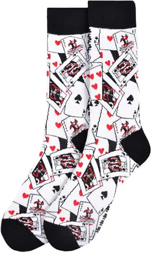 Vista 3 de Urban Peacock Calcetines de vestir divertidos para hombre, múltiples patrones, temas de música, beber y jugar