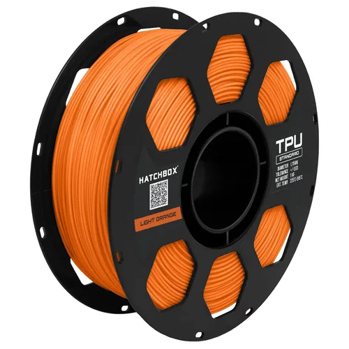 Vista 8 de HATCHBOX - Filamento de poliuretano termoplástico para impresora 3D, Shore 95A, color beige, carrete de 1 kg, precisión dimensional de +/- 0.03 mm