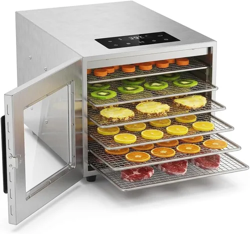Vista 8 de OUTLANE Food Dehydrator Machine, 14-Tray 304 Stainless Steel Dehydrator