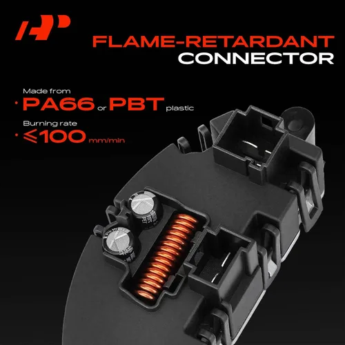 Vista 5 de A-Premium Resistencia del motor del ventilador HVAC compatible con vehículos Audi, Mercedes-Benz y Porsche - A4 Quattro, A5 Quattro, Allroad, Q5