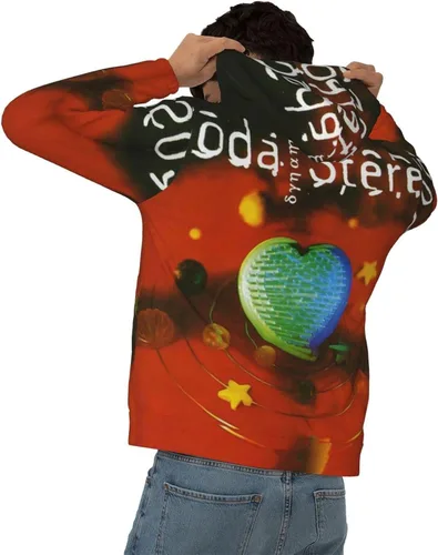 Vista 5 de Taijlao Soda - Sudadera con capucha y bolsillos para hombre, diseño de dinamo, con estampado 3D