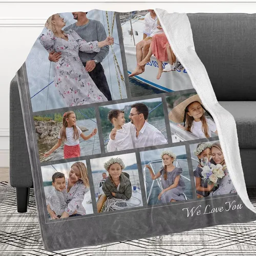 Vista 77 de Manta personalizada con imagen, mantas personalizadas para adultos y niños, manta de fotos personalizable, mantas personalizadas como regalo