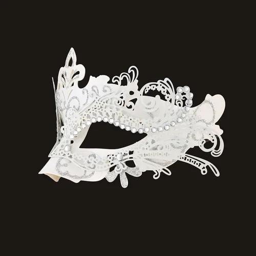 Vista 6 de Máscara de metal de Halloween Galant Máscara de mascarada para mujer máscara veneciana fiesta baile de graduación Mardi Gras boda decoración de pared