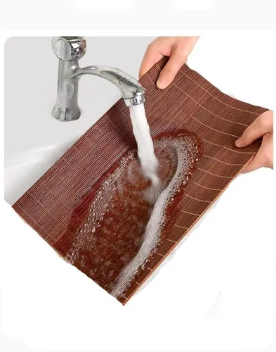 Vista 4 de Mysummer 2 manteles individuales para mesa de comedor, aislamiento térmico resistente a las manchas para cocina